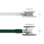 6155, Standard-Finish Chestpiece, Hunter Green Tube, Stainless Stem