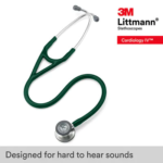 6155, Standard-Finish Chestpiece, Hunter Green Tube, Stainless Stem