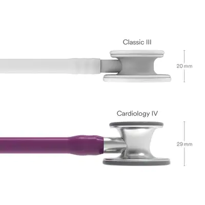 6156, Standard-Finish Chestpiece, Plum Tube, Stainless Stem-2