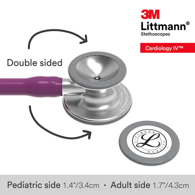 6156, Standard-Finish Chestpiece, Plum Tube, Stainless Stem-5