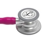 6158, Standard-Finish Chestpiece, Raspberry Tube, Stainless Stem
