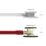 6176, Champagne-Finish Chestpiece and Stem, Burgundy Tube