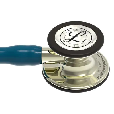 6190, Champagne-Finish Chestpiece and Stem, Caribbean Blue Tube-3